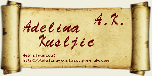 Adelina Kušljić vizit kartica